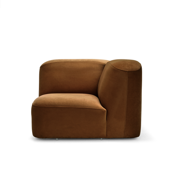 Muse Corner Modular Piece - [ Malibu Cognac ]