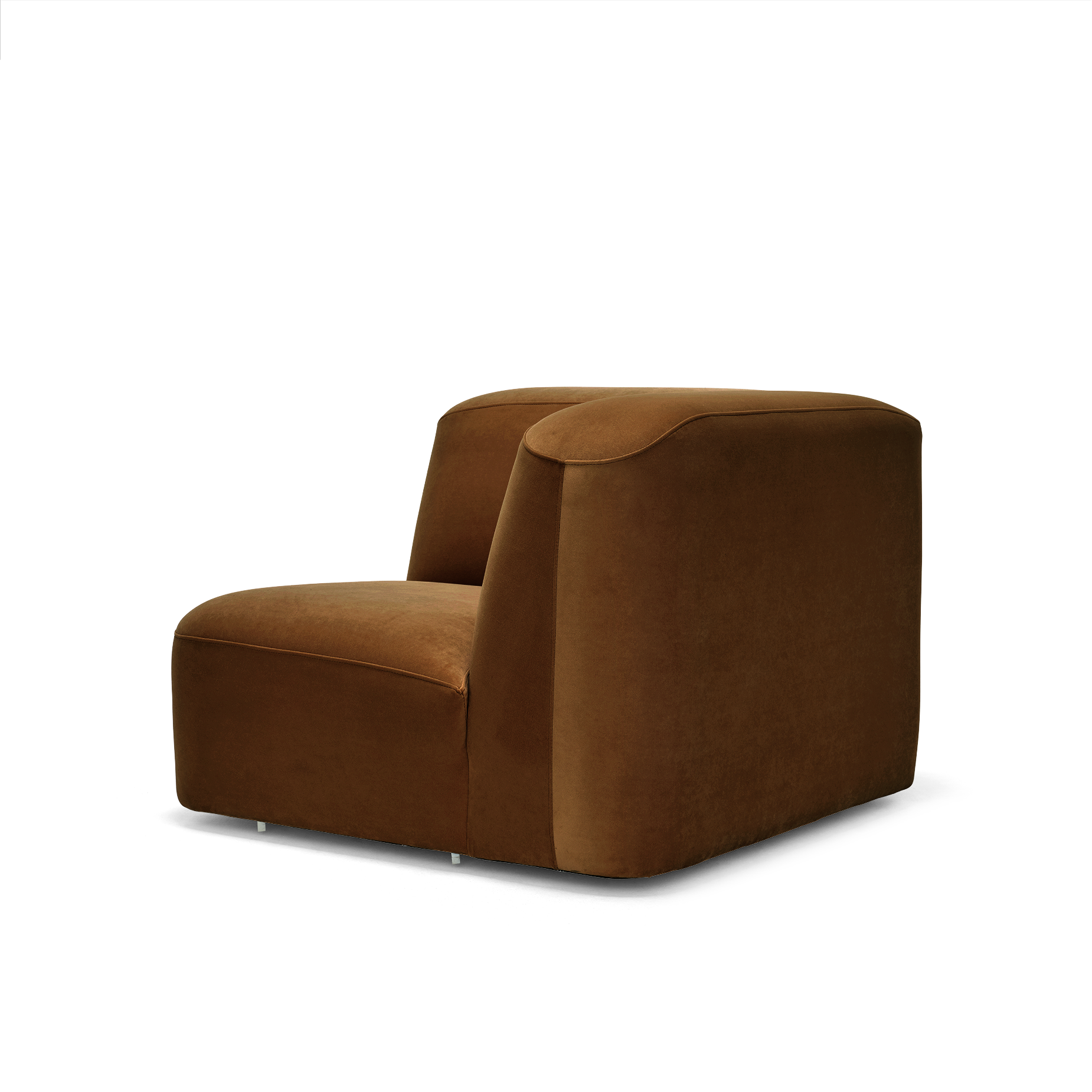 Muse Corner Modular Piece - [ Malibu Cognac ]