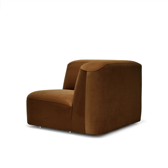 Muse Corner Modular Piece - [ Malibu Cognac ]