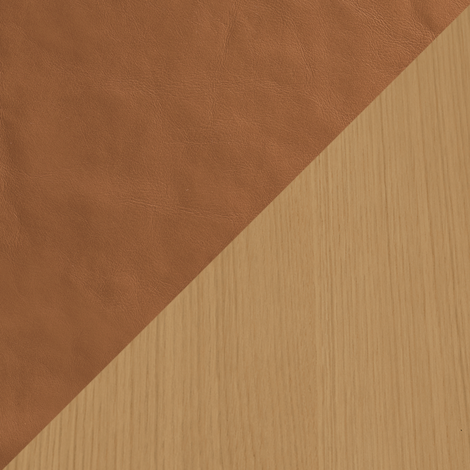 Material Swatch - [ Oak & Simpson Tan ]
