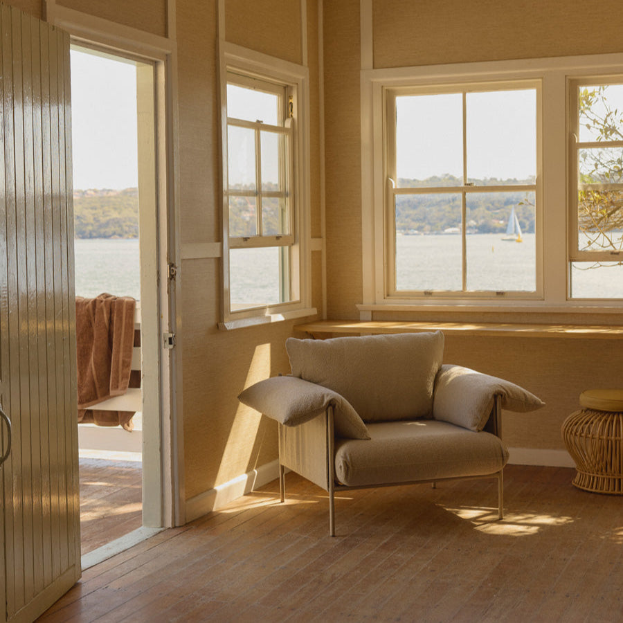 Alva Outdoor Armchair - [ Wategos Blonde ]