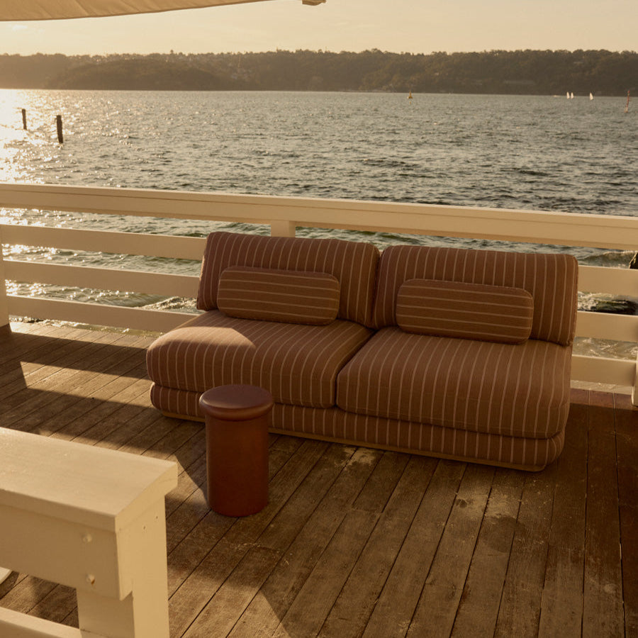 Stack Outdoor 3 Seat Sofa - [ Terra Rossa ]