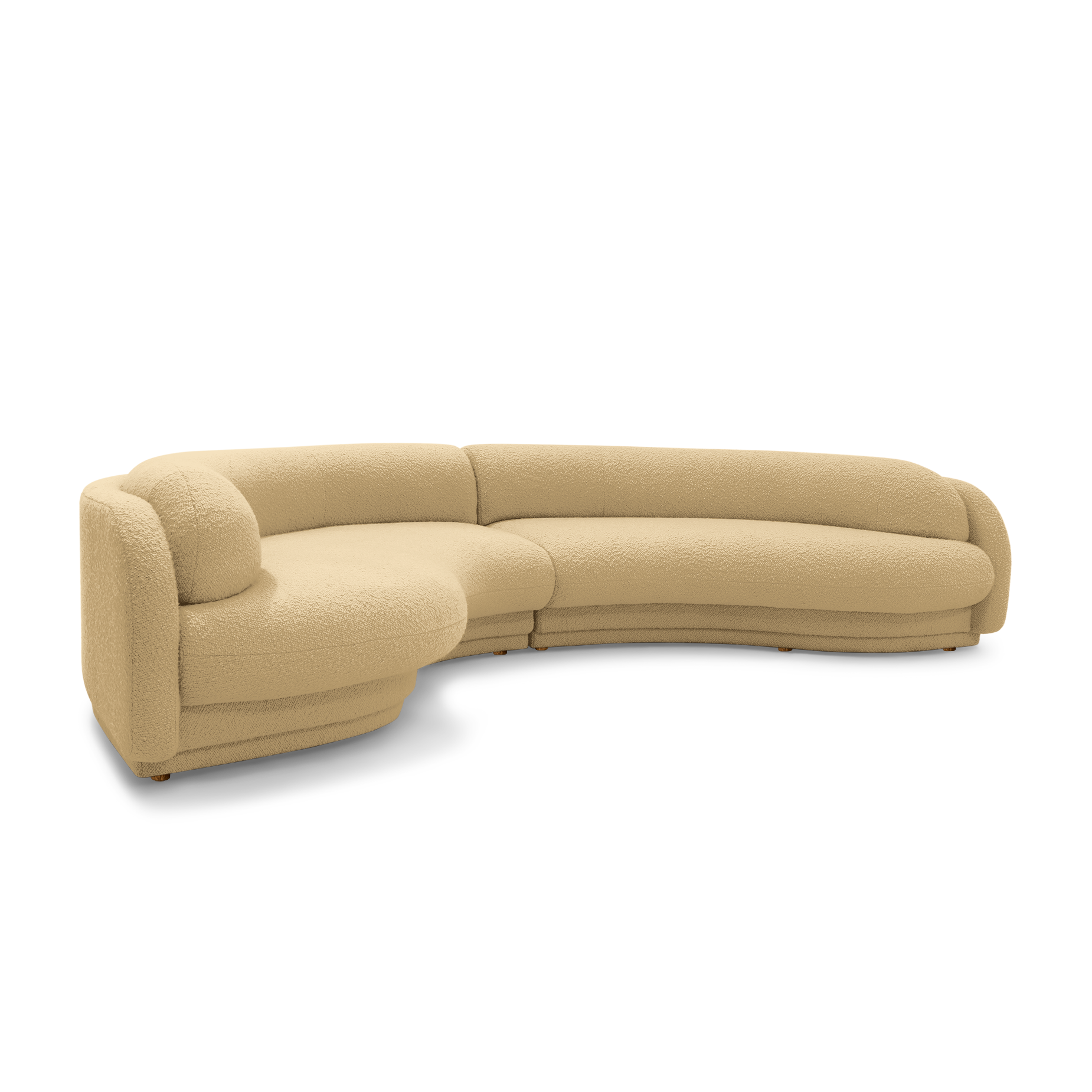 Poet 4 Seat LAF Terminal Sofa - [ Airlie Camel ]