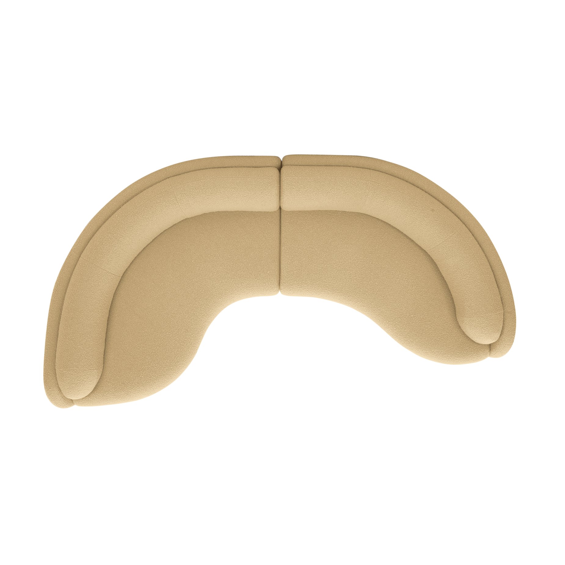 Poet 4 Seat LAF Terminal Sofa - [ Airlie Camel ]