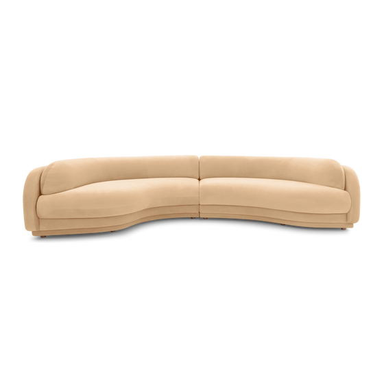 Poet 4 Seat LAF Terminal Sofa - [ Malibu Dune ]