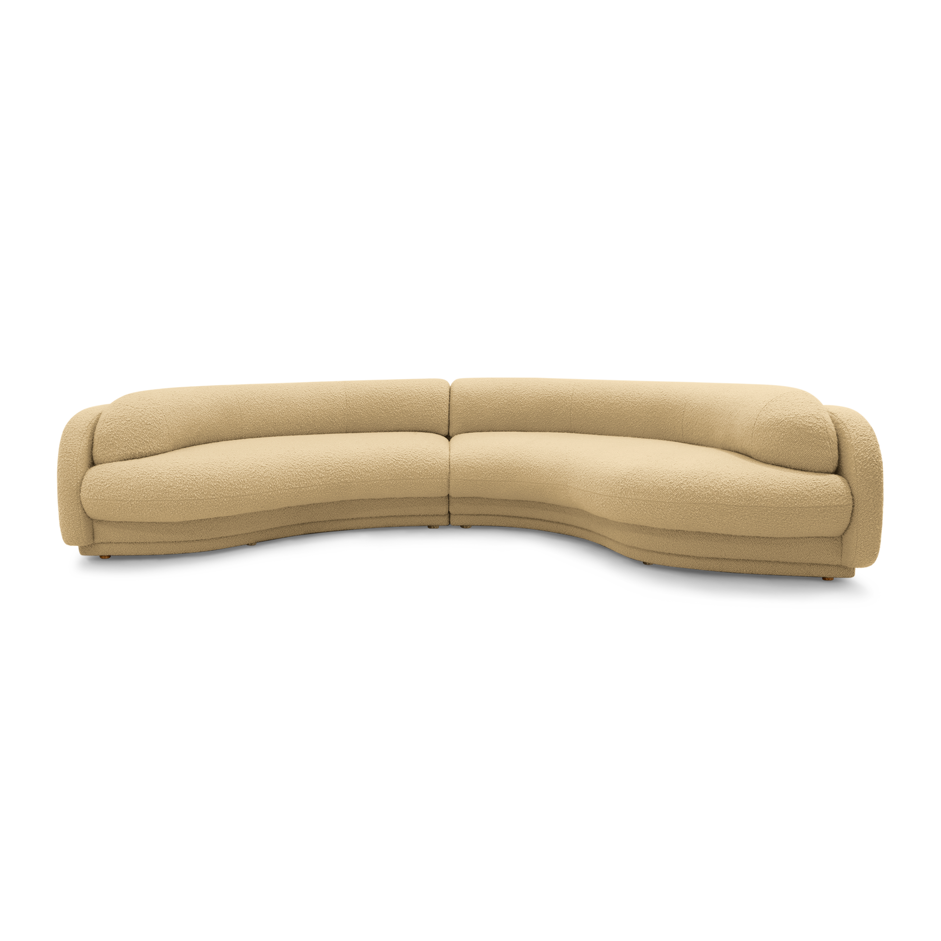 Poet 4 Seat RAF Terminal Sofa - [ Airlie Camel ]