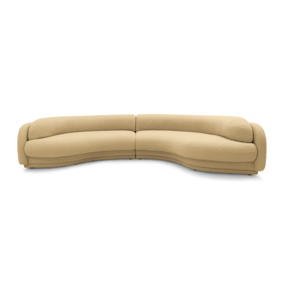 Poet 4 Seat RAF Terminal Sofa - [ Airlie Camel ]