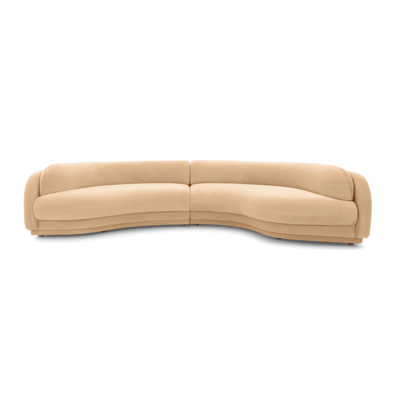 Poet 4 Seat RAF Terminal Sofa - [ Malibu Dune ]