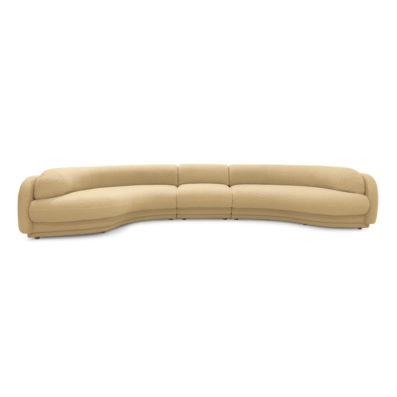 Poet 5 Seat LAF Terminal Sofa - [ Airlie Camel ]