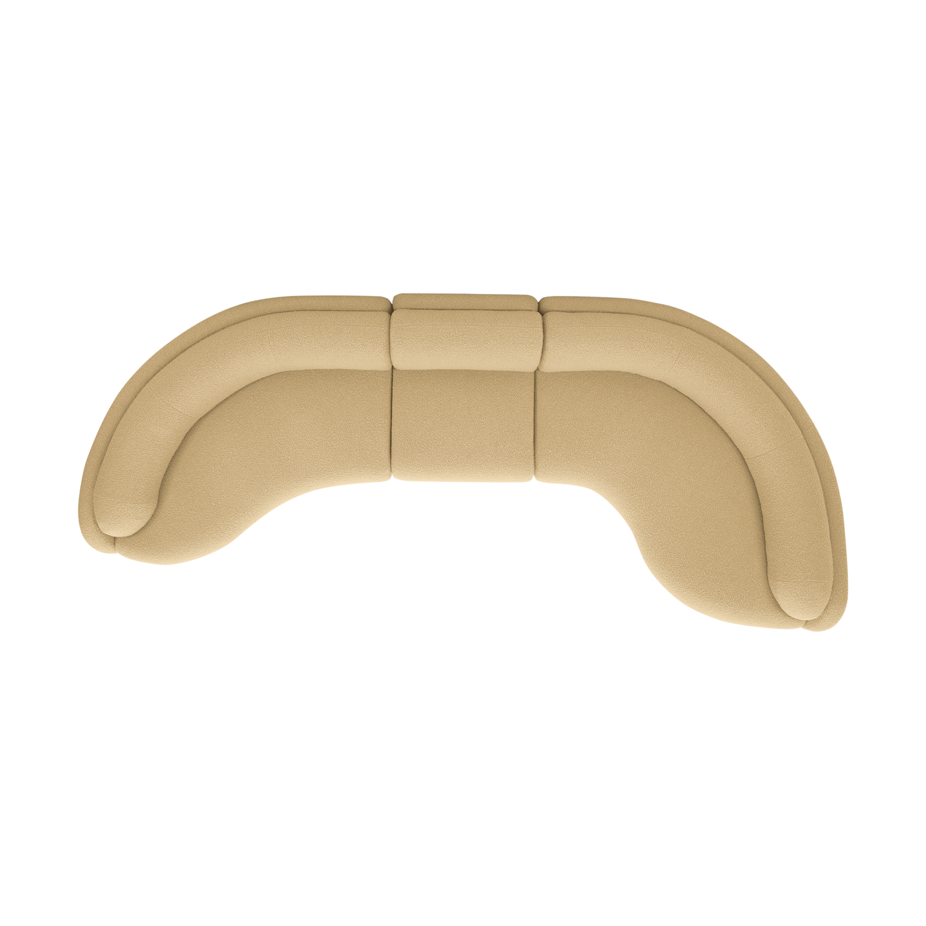 Poet 5 Seat RAF Terminal Sofa - [ Airlie Camel ]