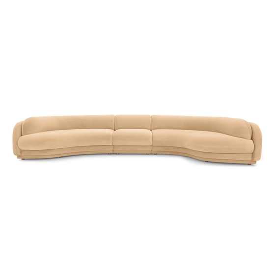 Poet 5 Seat RAF Terminal Sofa - [ Malibu Dune ]