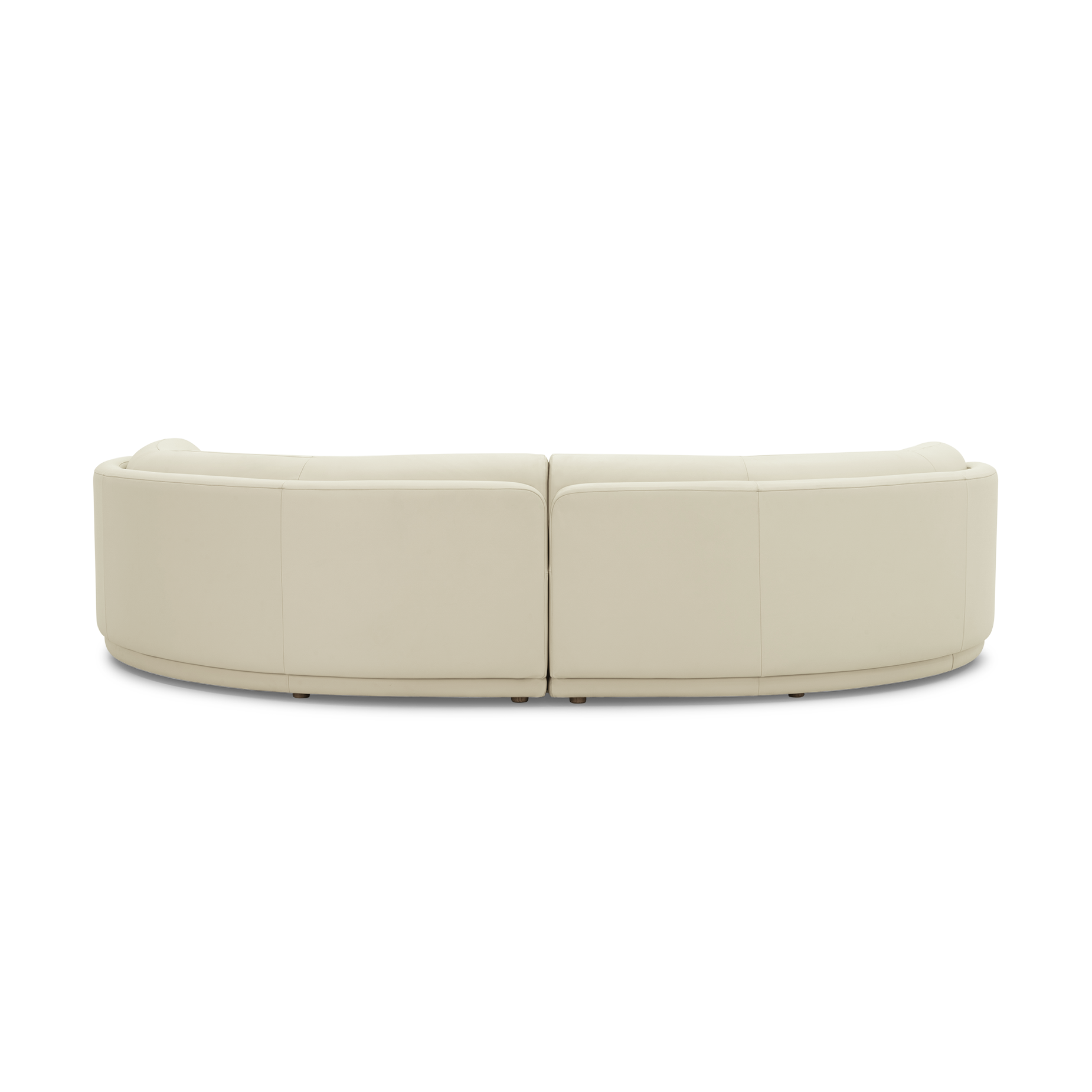 Poet Leather 4 Seat RAF Terminal Sofa - [ Simpson Cream ]