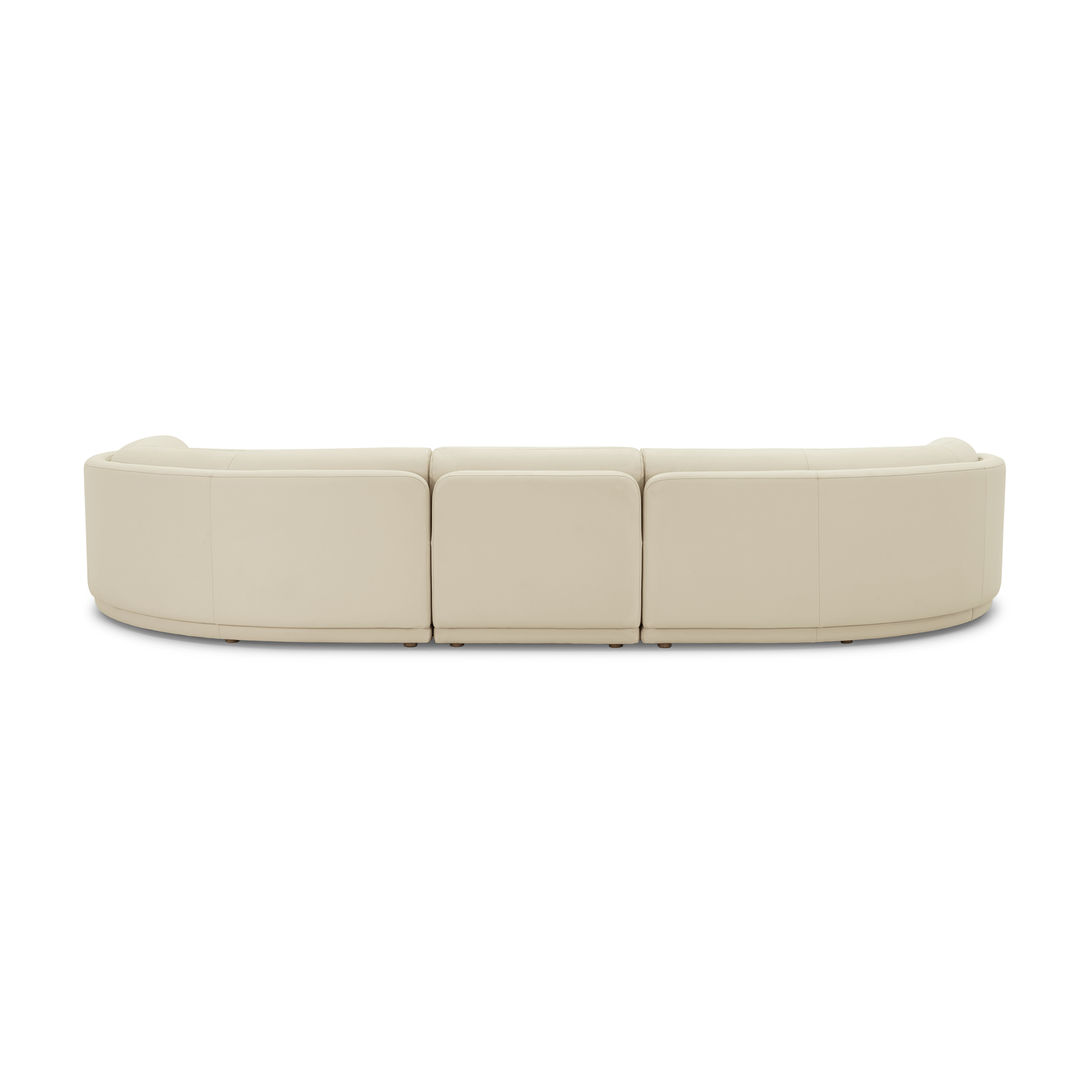 Poet Leather 5 Seat RAF Terminal Sofa - [ Simpson Cream ]