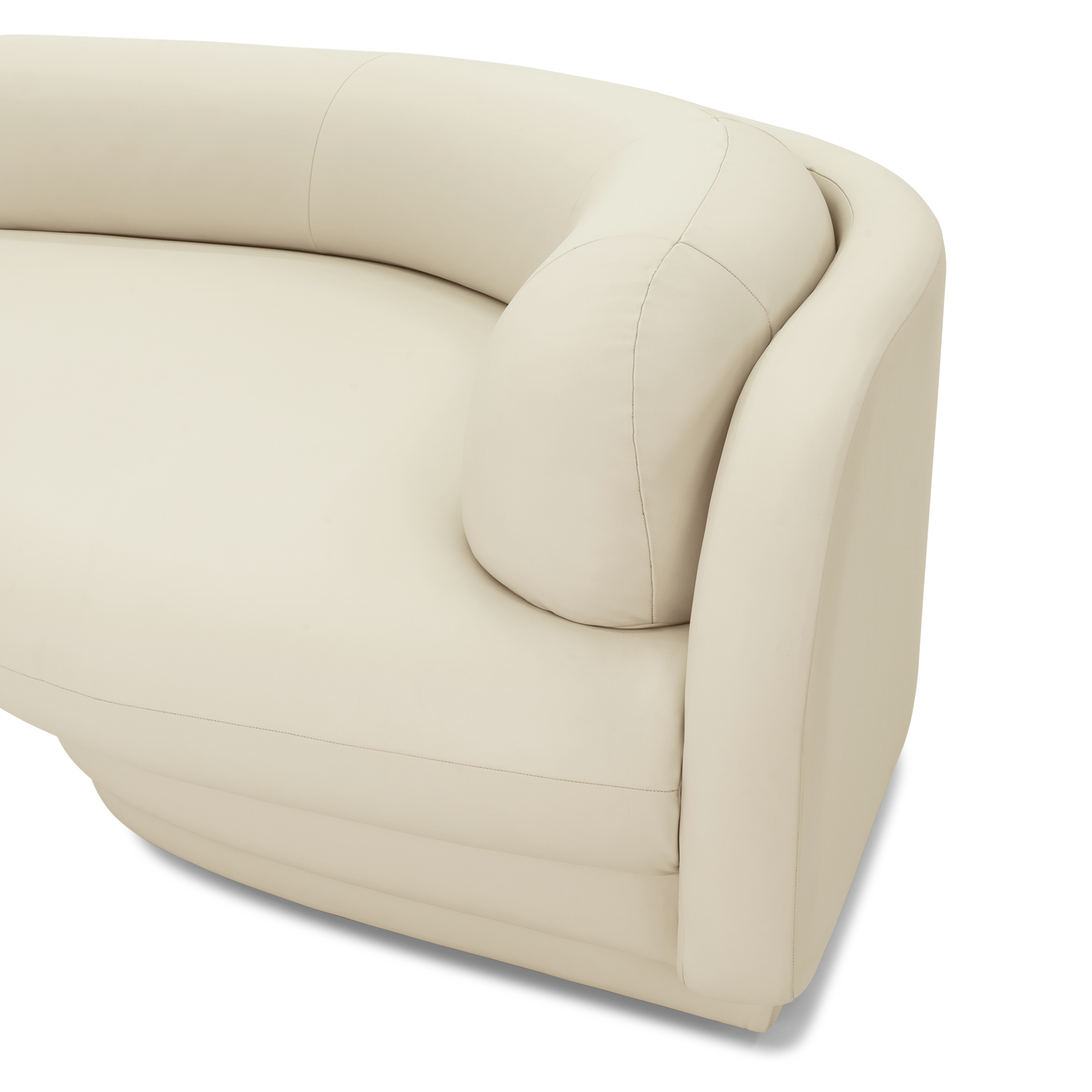 Poet Leather 5 Seat RAF Terminal Sofa - [ Simpson Cream ]