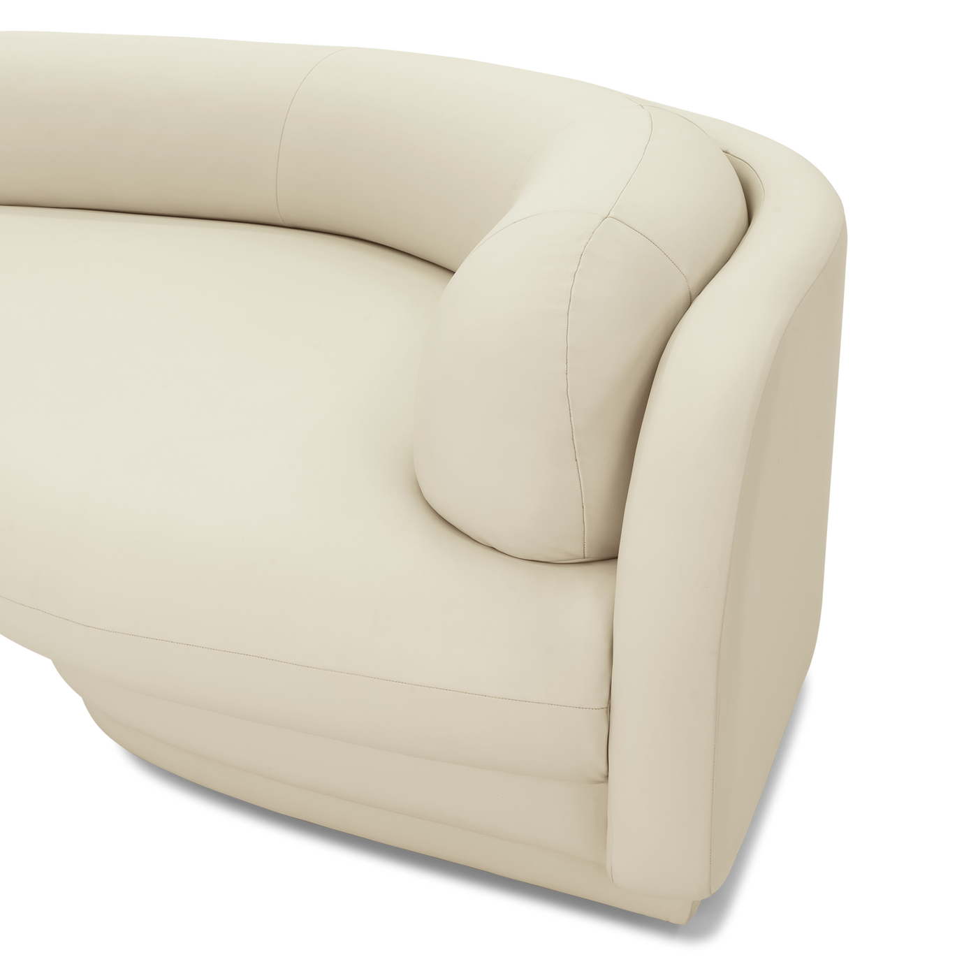 Poet Leather 5 Seat RAF Terminal Sofa - [ Simpson Cream ]