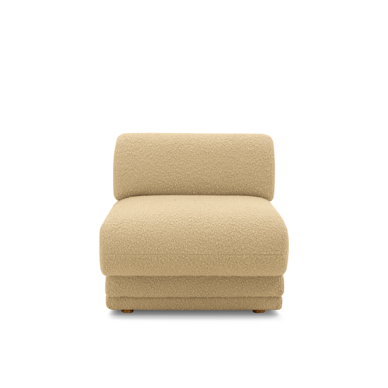 Poet Armless Modular Piece - [ Airlie Camel ]