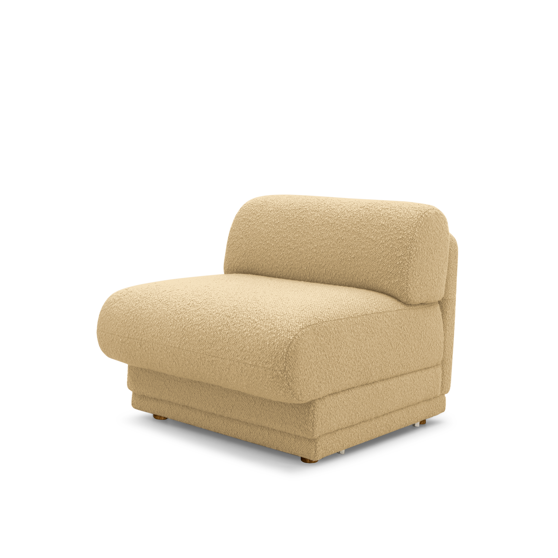 Poet Armless Modular Piece - [ Airlie Camel ]