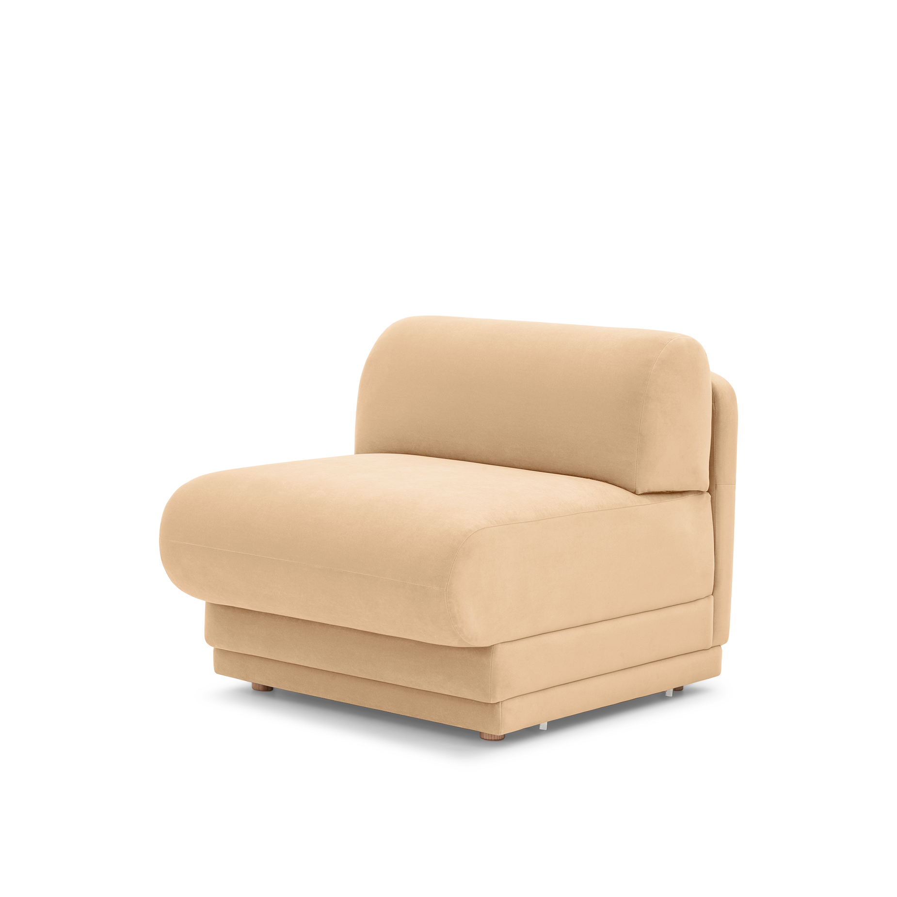 Poet Armless Modular Piece - [ Malibu Dune ]