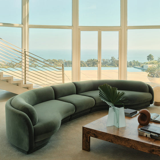 Poet 5 Seat LAF Terminal Sofa - [ Malibu Willow ]