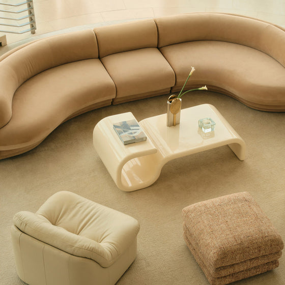 Poet 5 Seat LAF Terminal Sofa - [ Malibu Dune ]