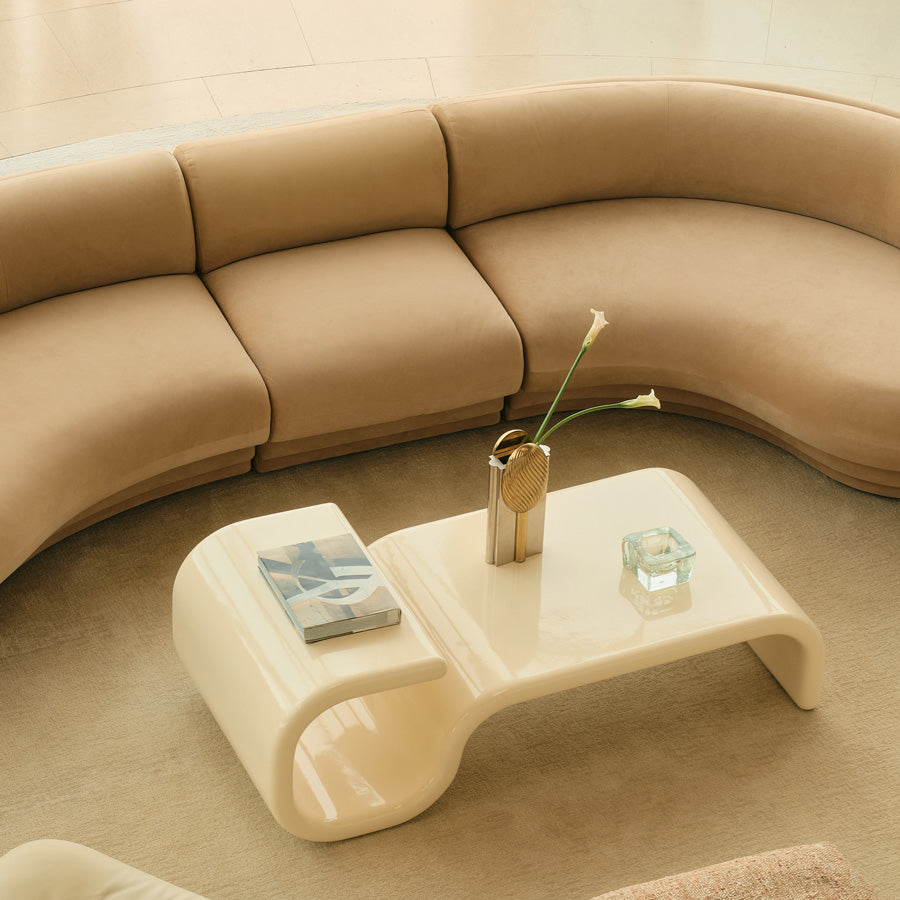 Poet Armless Modular Piece - [ Malibu Dune ]