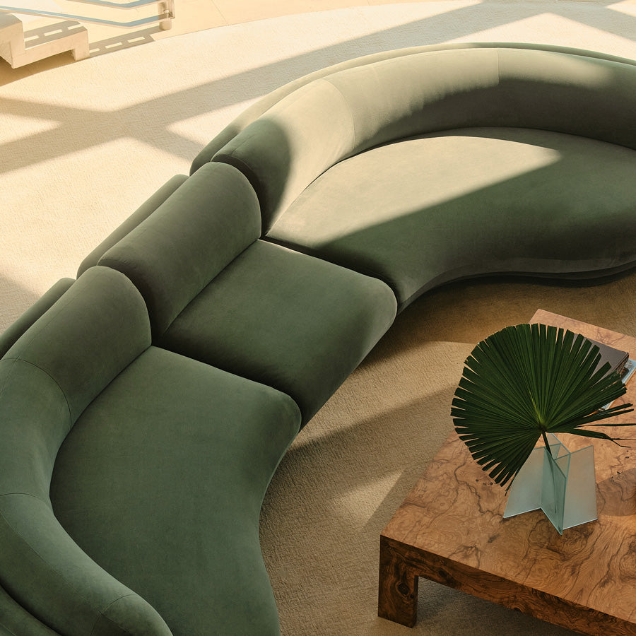 Poet Armless Modular Piece - [ Malibu Willow ]