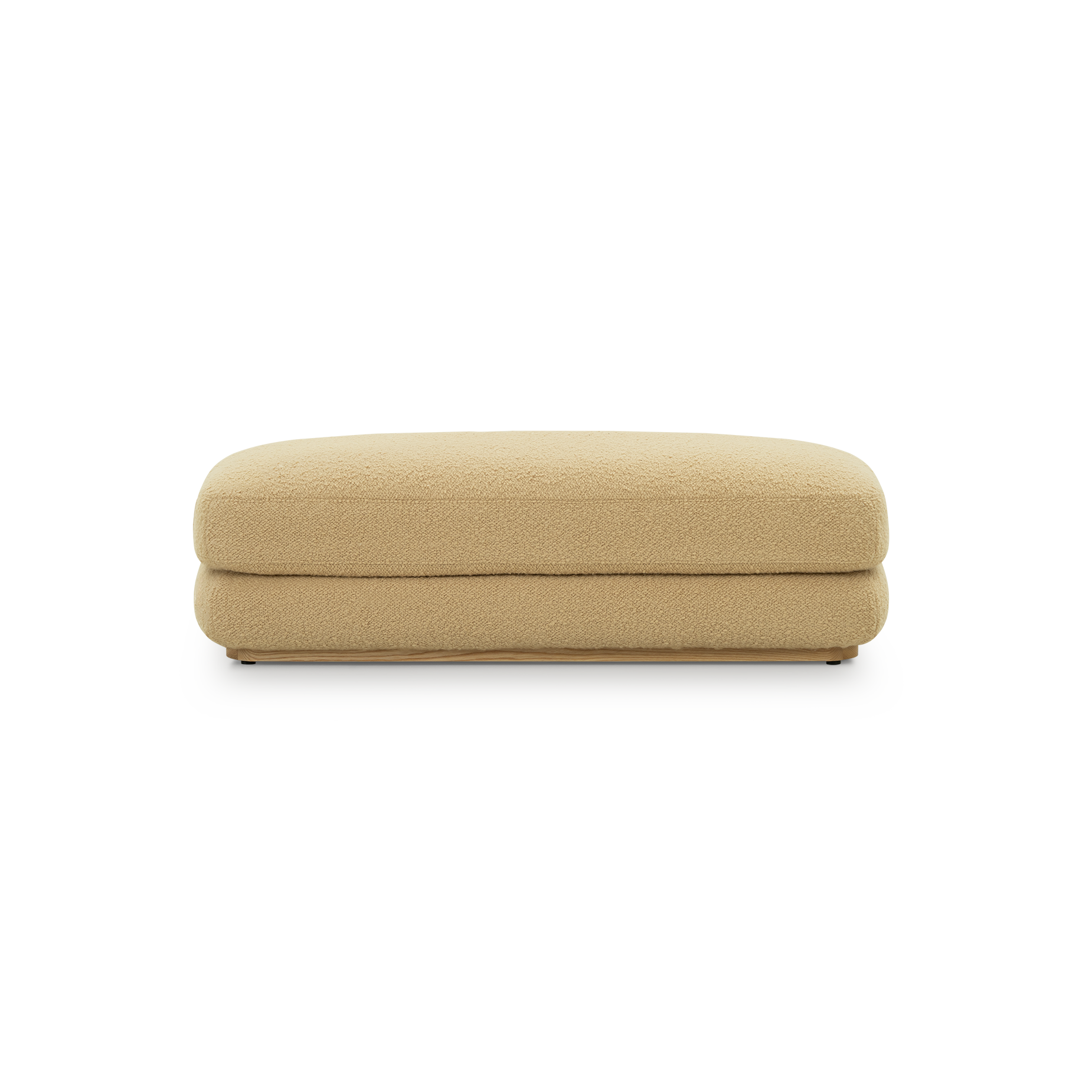 Stack Large Ottoman Cover - [ Airlie Camel ]