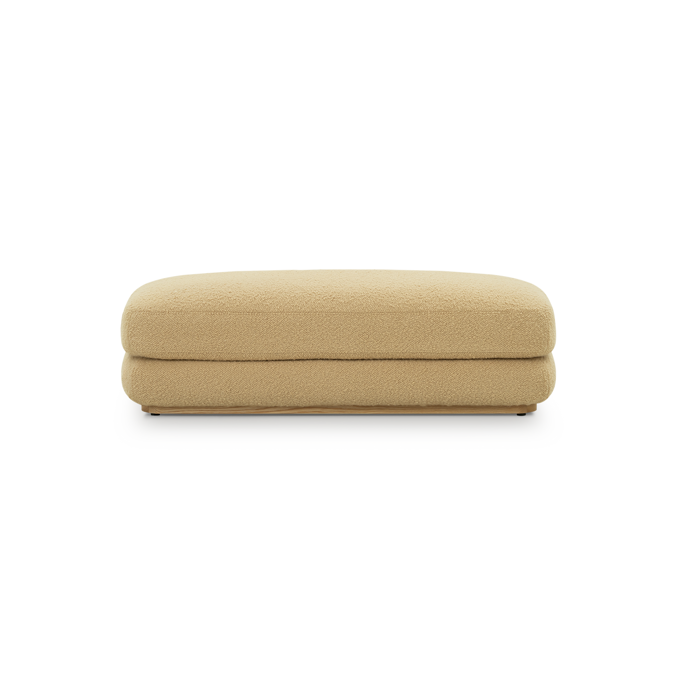 Stack Large Ottoman Cover - [ Airlie Camel ]