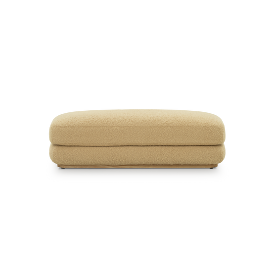 Stack Large Ottoman Cover - [ Airlie Camel ]