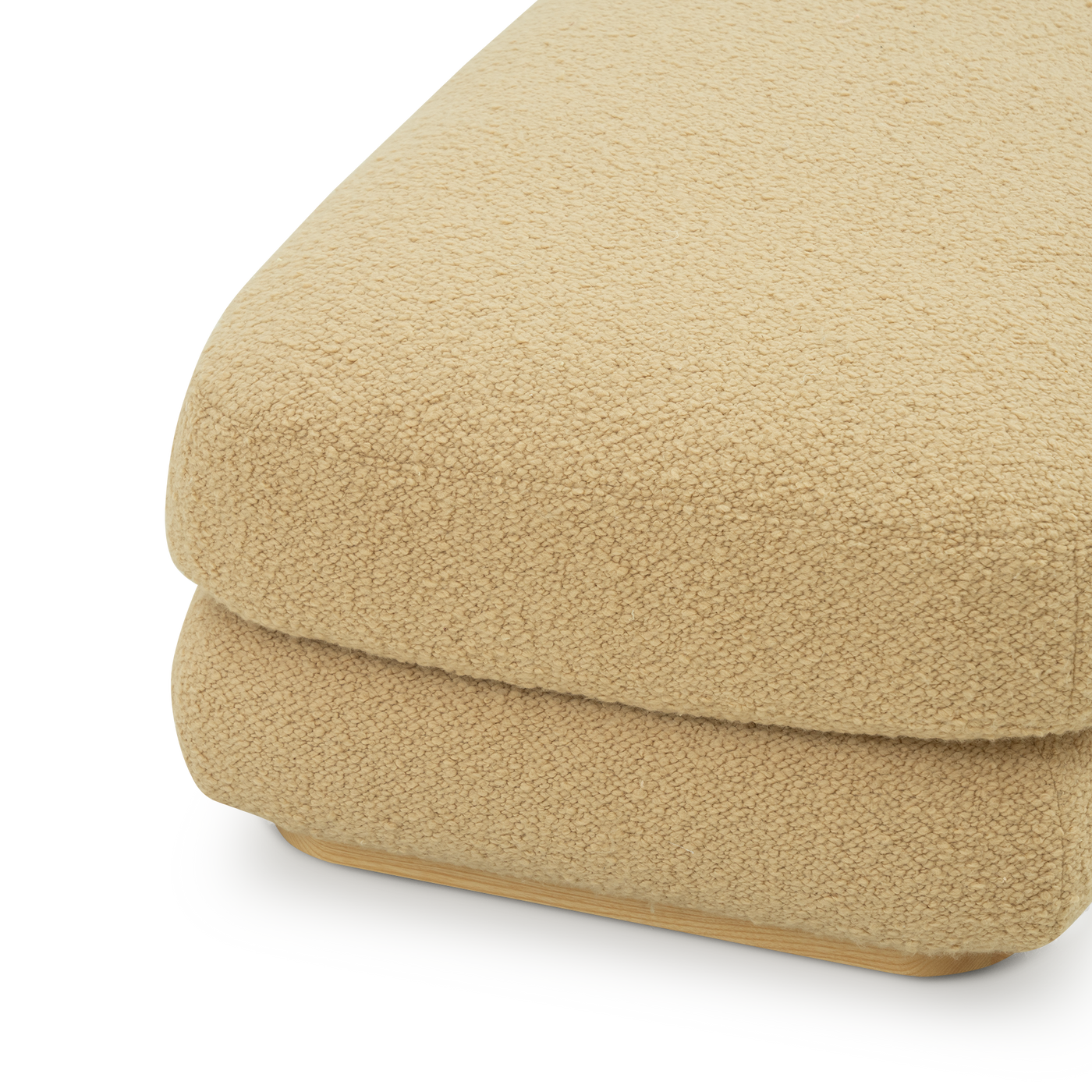 Stack Large Ottoman - [ Airlie Camel ]