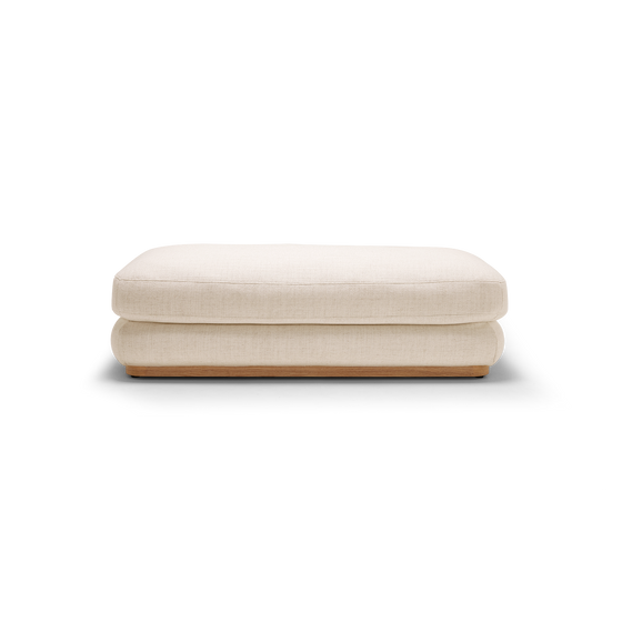 Stack Large Ottoman - [ Hyams Sable ]