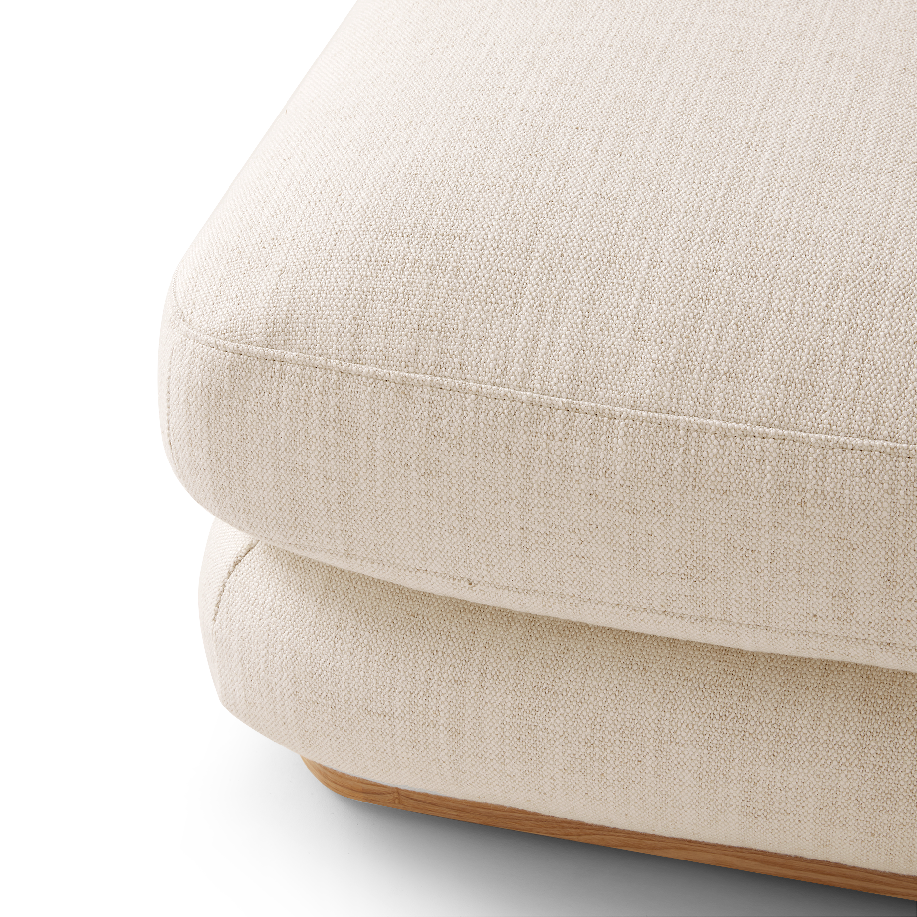 Stack Large Ottoman - [ Hyams Sable ]