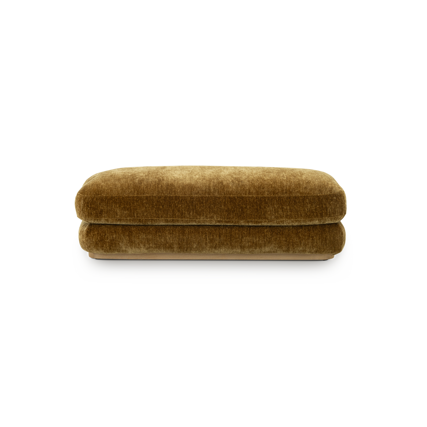 Stack Large Ottoman - [ Sandon Burnt Butter ]