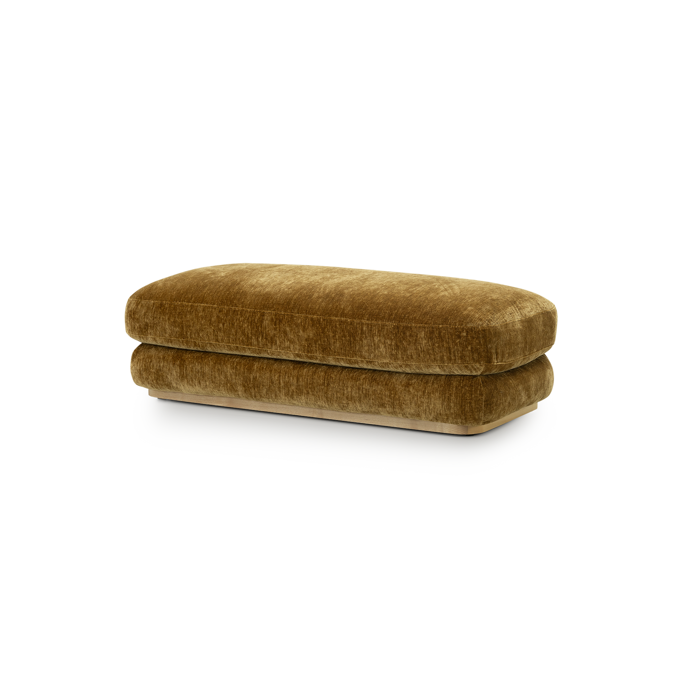 Stack Large Ottoman - [ Sandon Burnt Butter ]