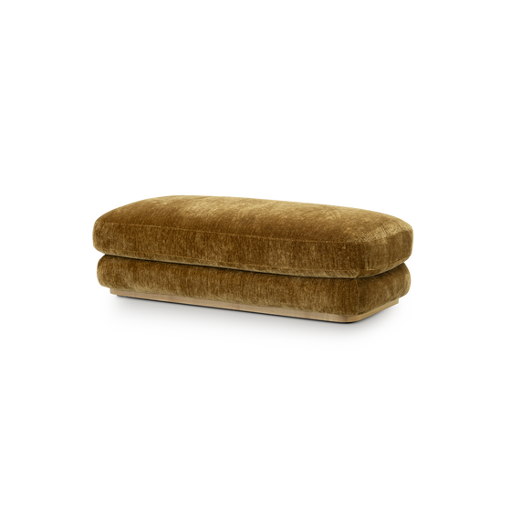 Stack Large Ottoman - [ Sandon Burnt Butter ]