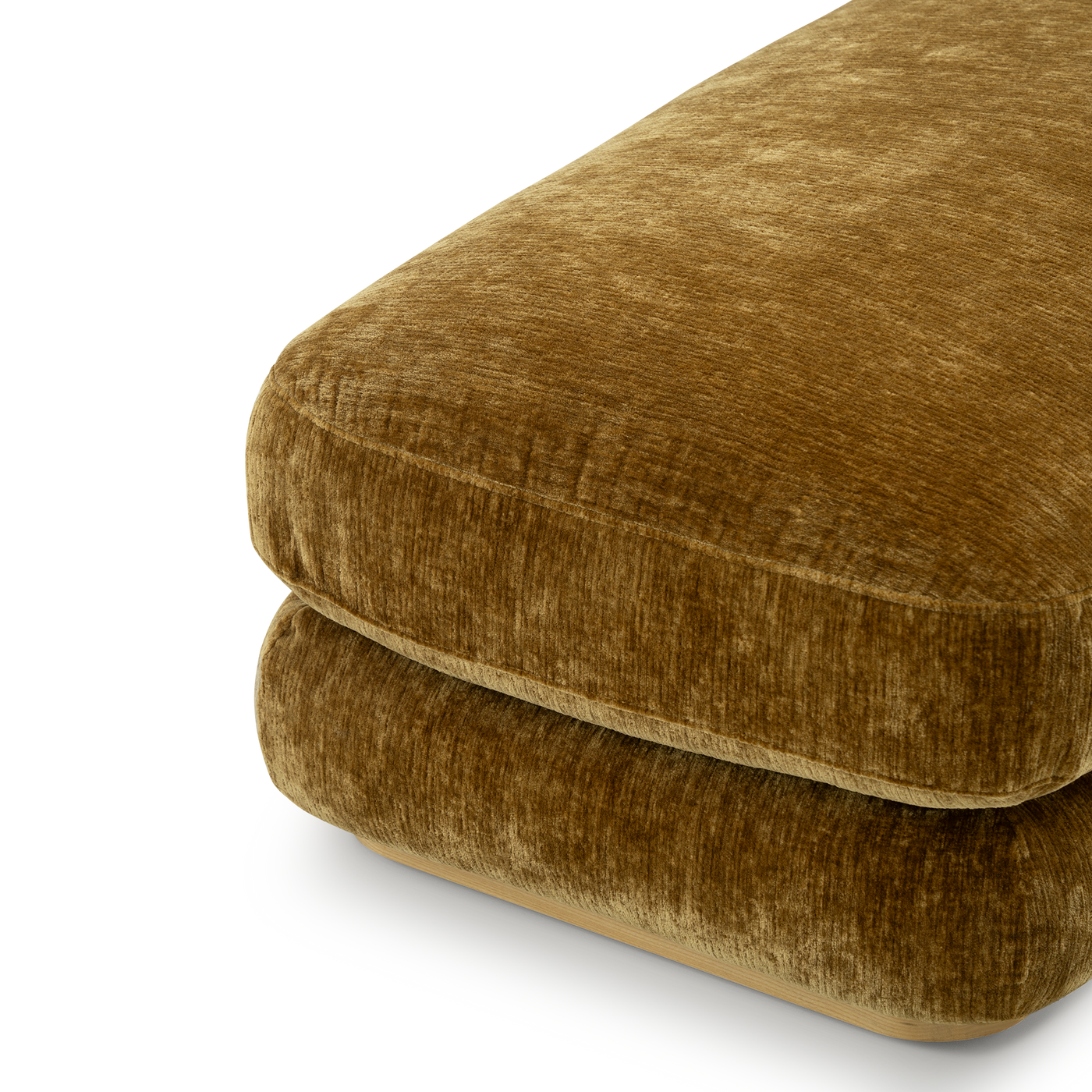 Stack Large Ottoman - [ Sandon Burnt Butter ]