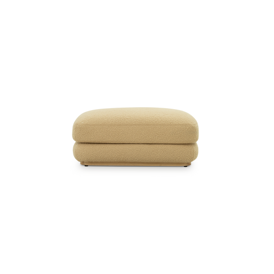 Stack Small Ottoman Cover - [ Airlie Camel ]