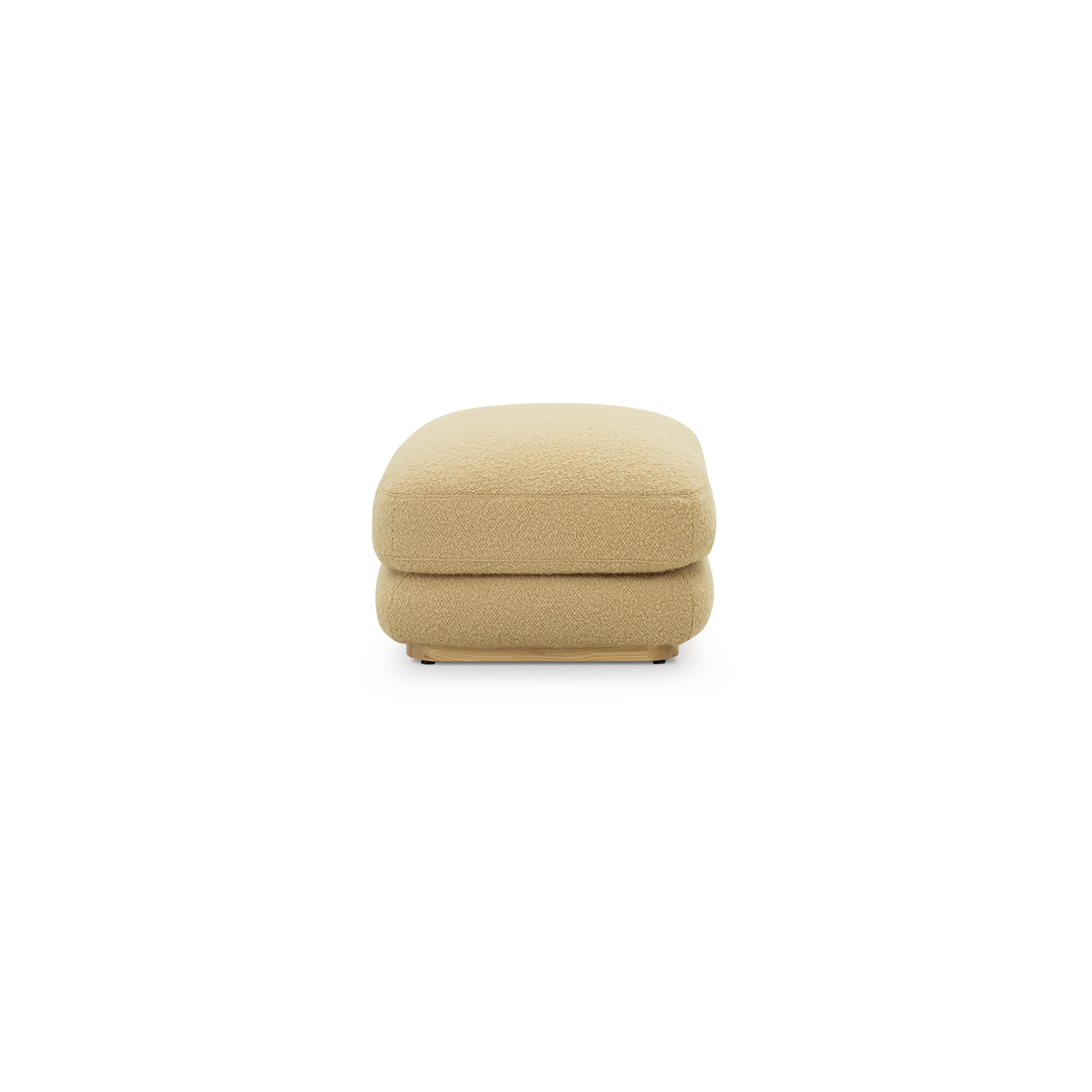 Stack Small Ottoman - [ Airlie Camel ]