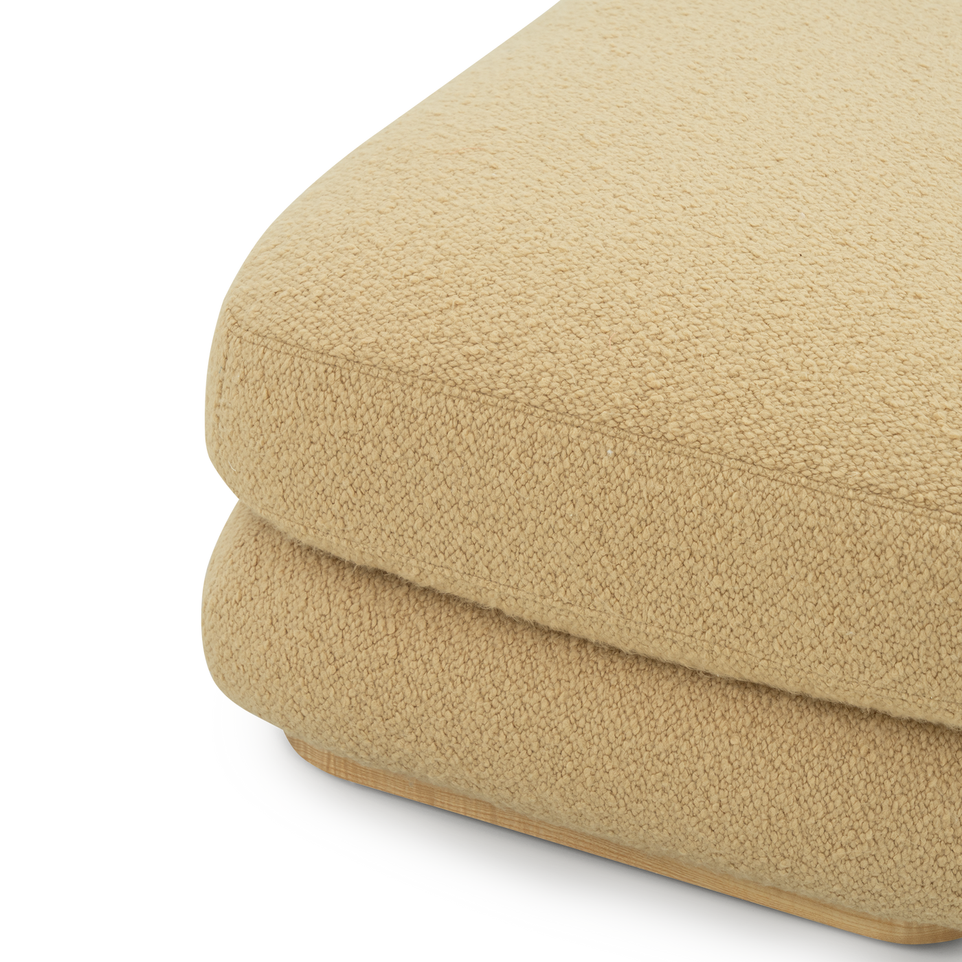 Stack Small Ottoman - [ Airlie Camel ]