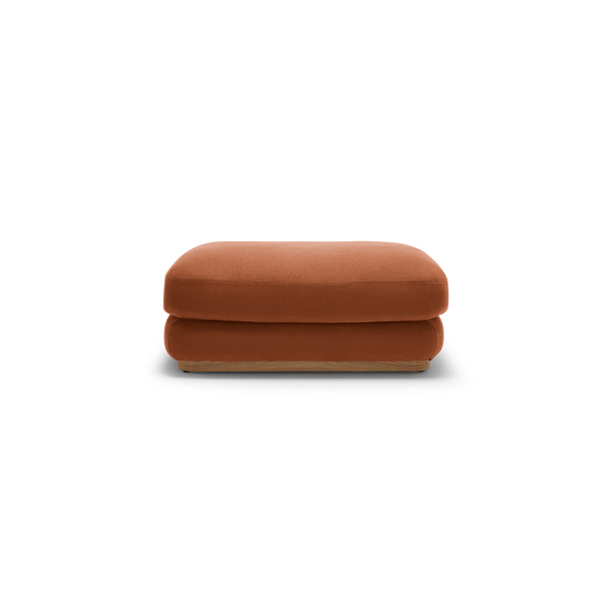 Stack Small Ottoman Cover - [ Cabarita Hazel ]