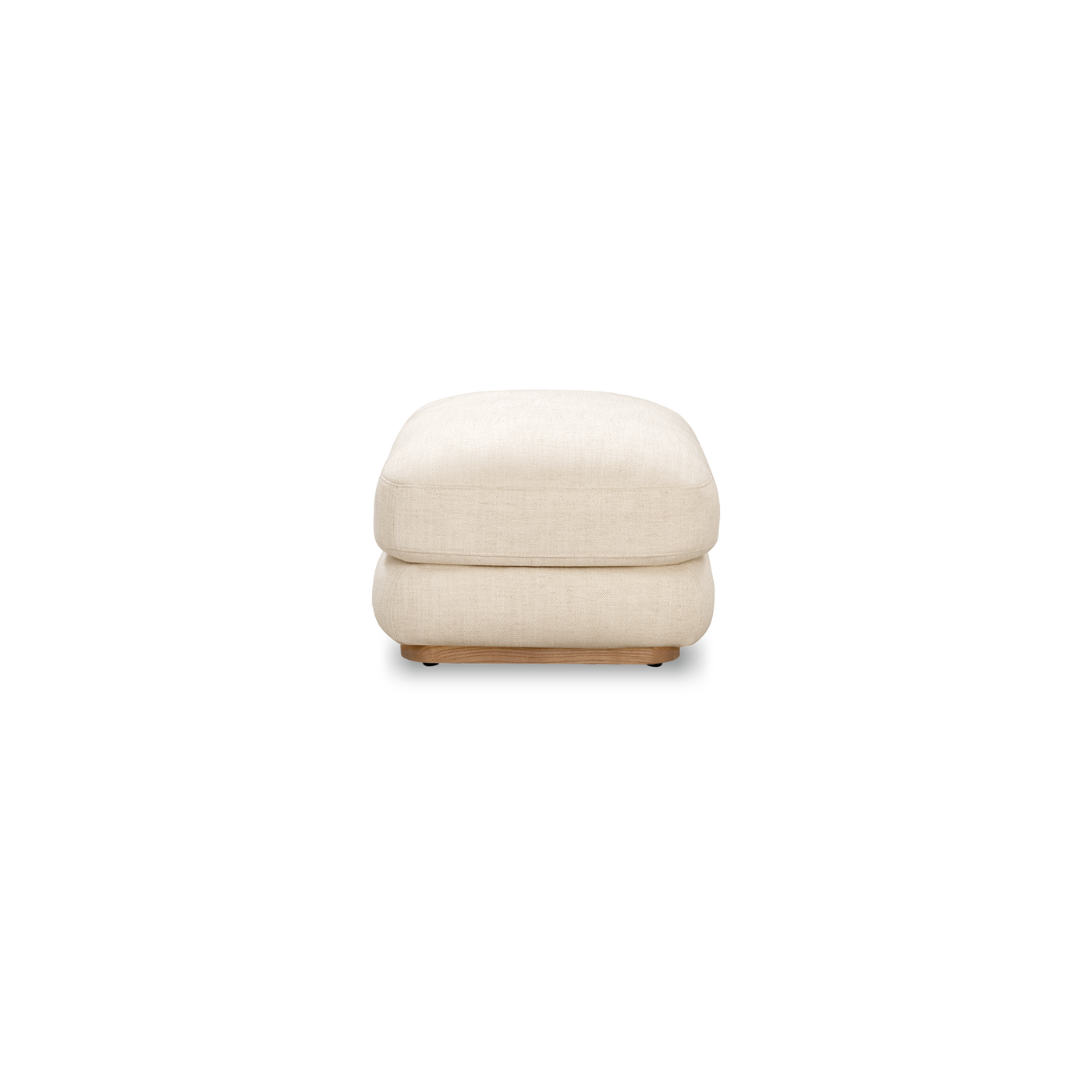 Stack Small Ottoman - [ Hyams Sable ]