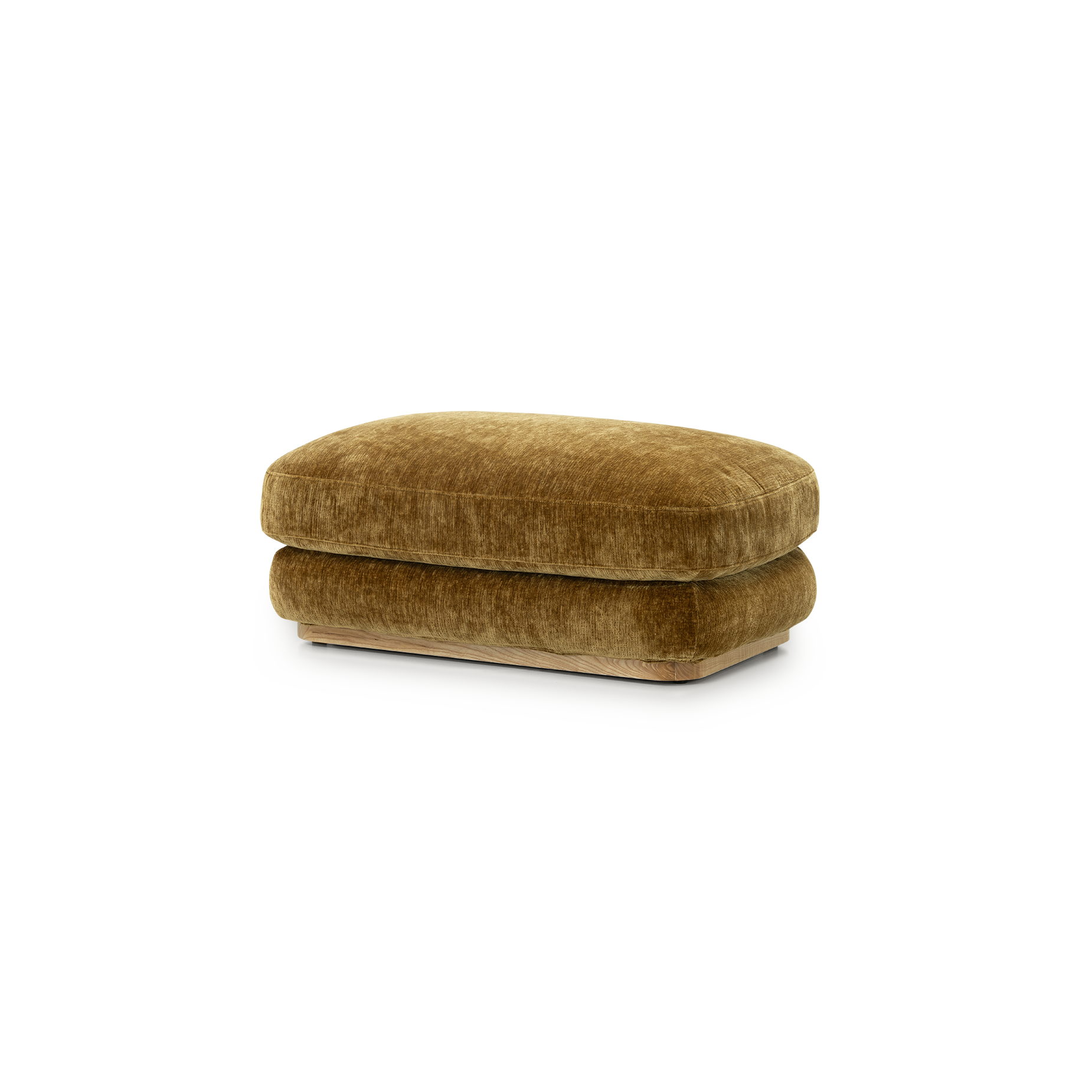 Stack Small Ottoman - [ Sandon Burnt Butter ]