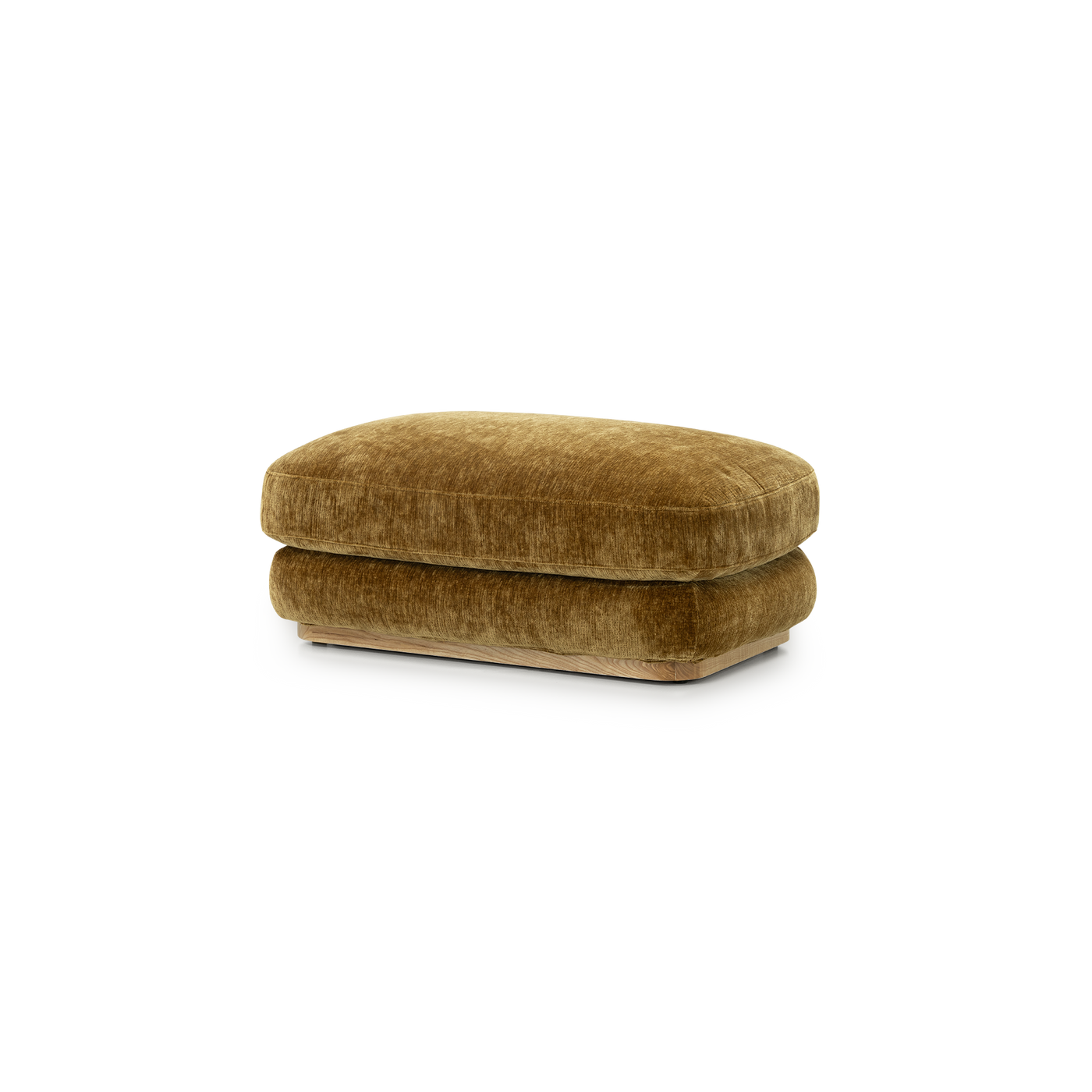 Stack Small Ottoman - [ Sandon Burnt Butter ]