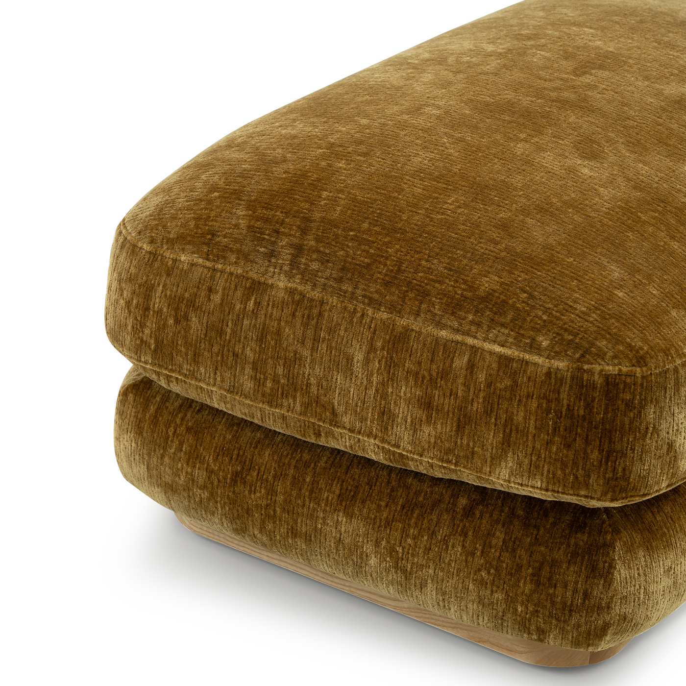 Stack Small Ottoman - [ Sandon Burnt Butter ]