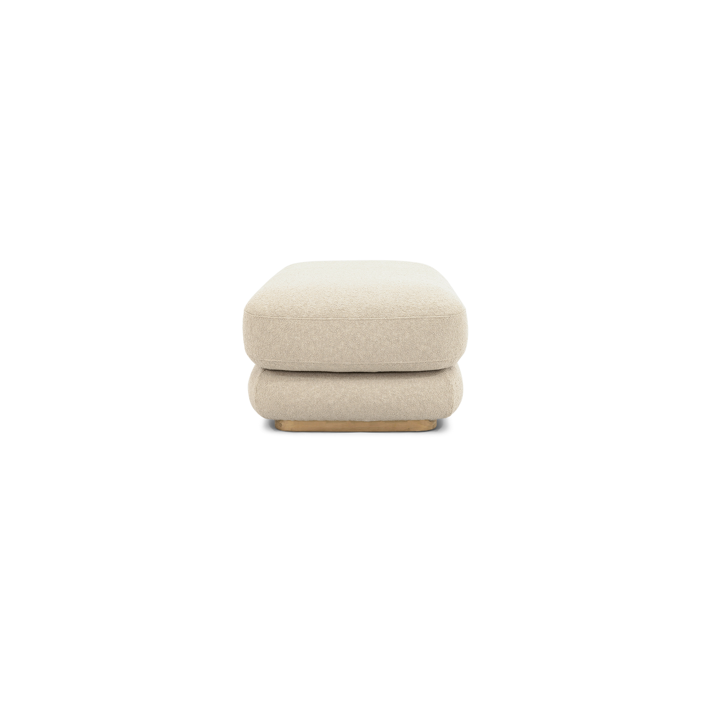 Stack Outdoor Small Ottoman - [ Wategos Blonde ]