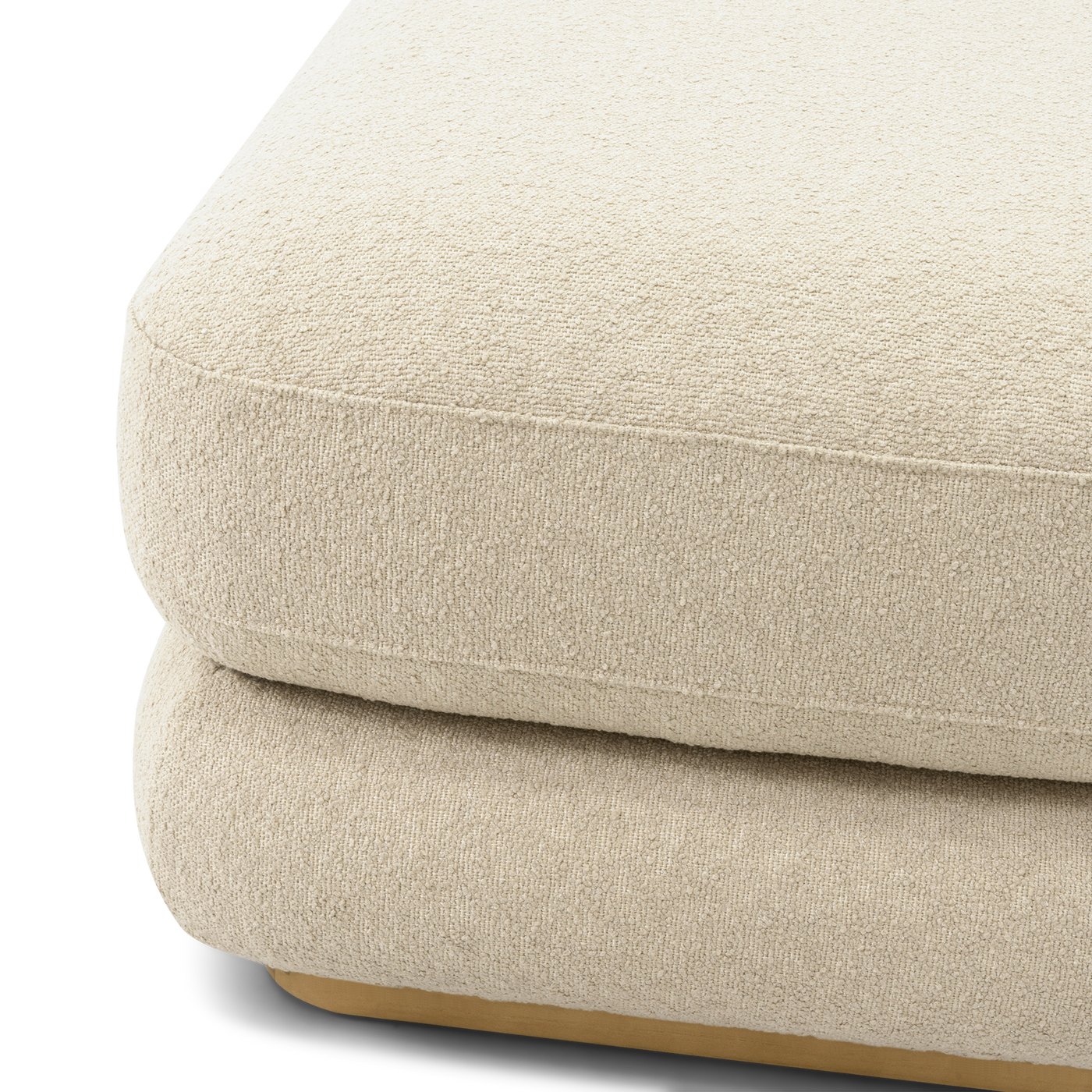 Stack Outdoor Small Ottoman - [ Wategos Blonde ]