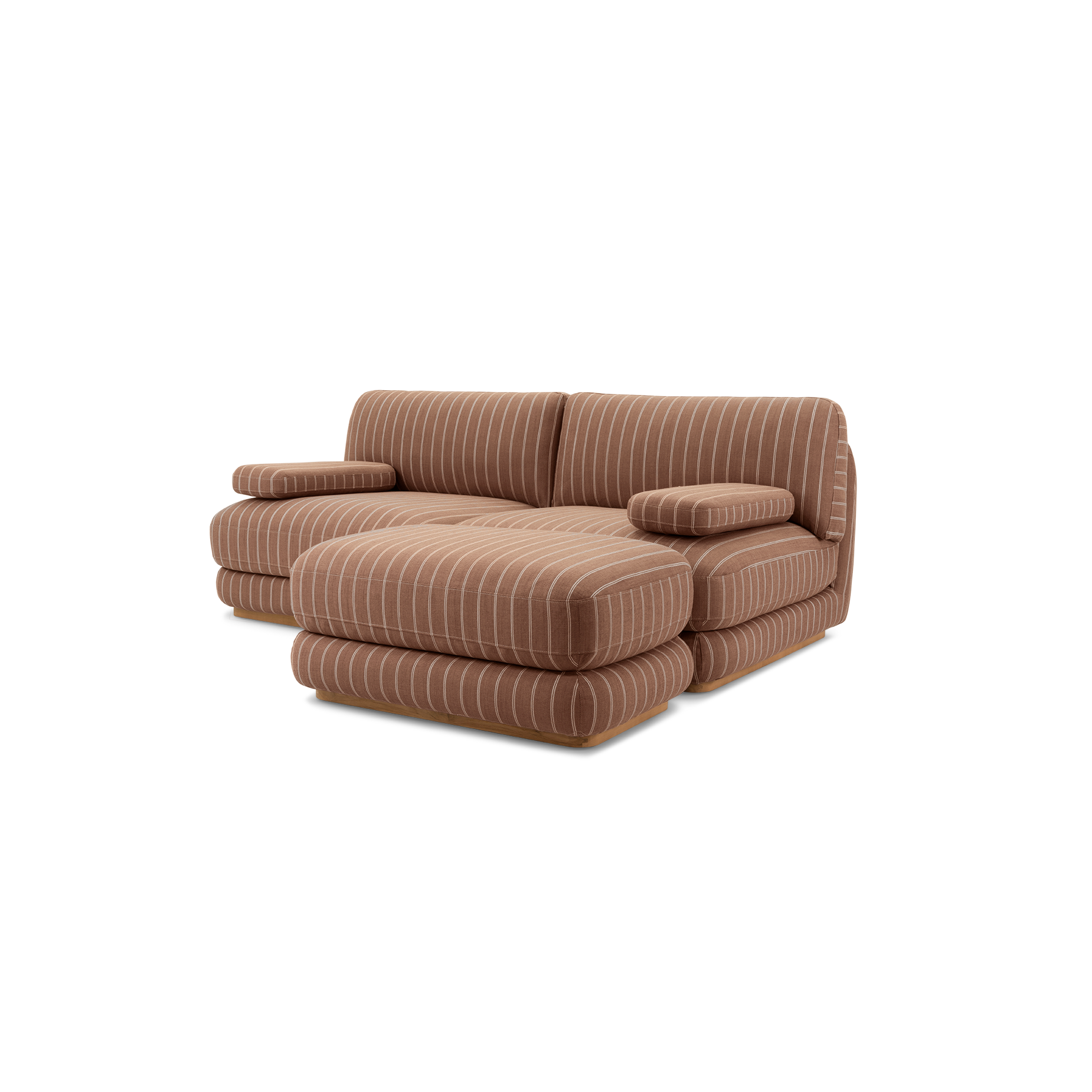 Stack Outdoor 3 Seat Sofa - [ Terra Rossa ]