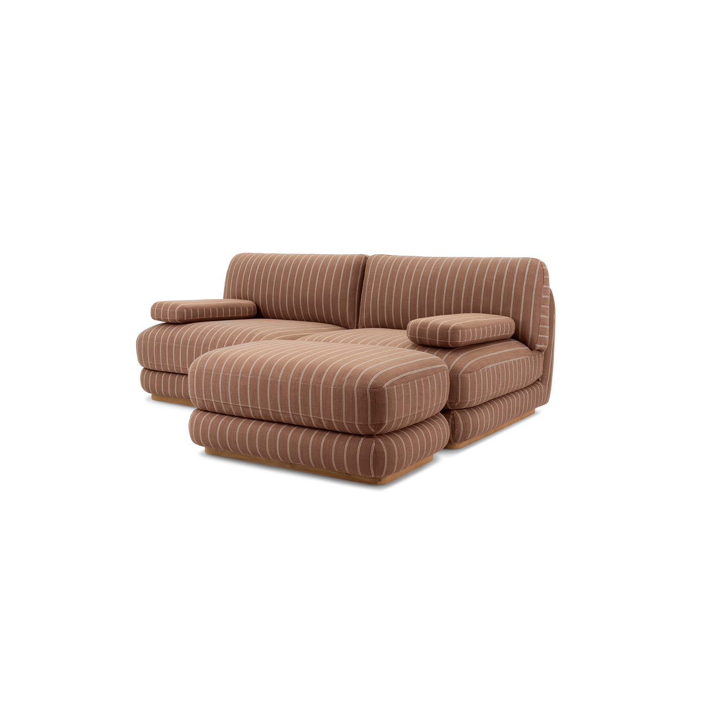 Stack Outdoor 3 Seat Sofa - [ Terra Rossa ]