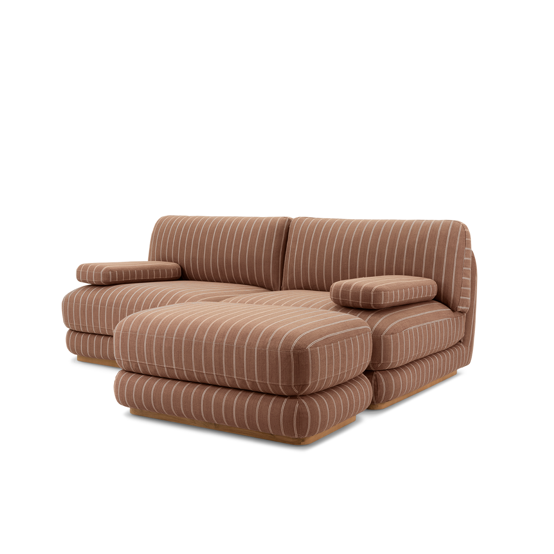 Stack Outdoor 3 Seat Sofa - [ Terra Rossa ]