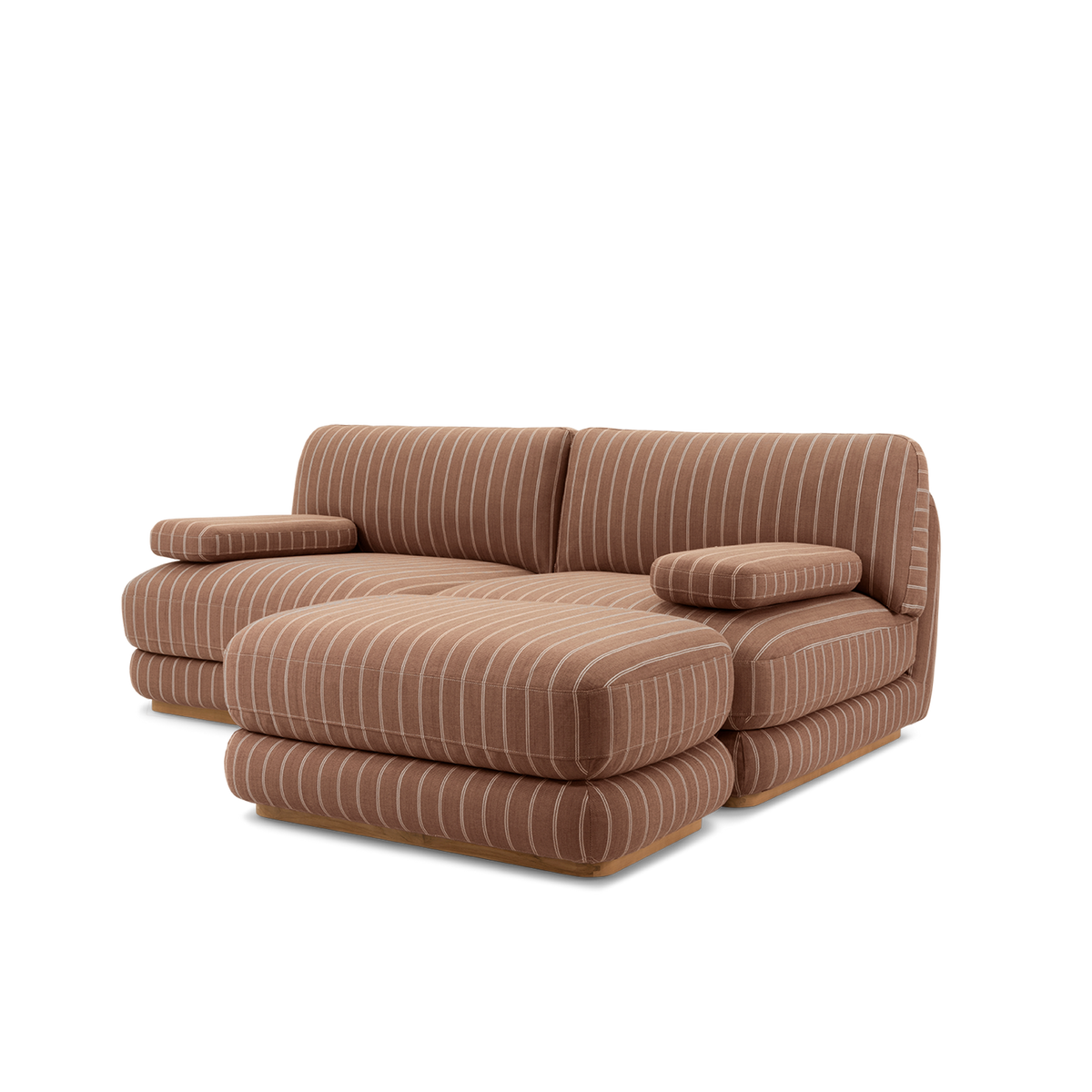 Stack Outdoor 3 Seat Sofa - [ Terra Rossa ]